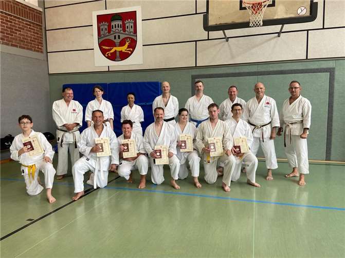 Neue Gürtelgrade und große Freude in der Karateabteilung des TVR. Foto: Turnverein Remagen