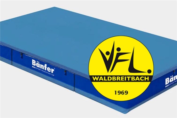 Neue Hochsprungmatte
