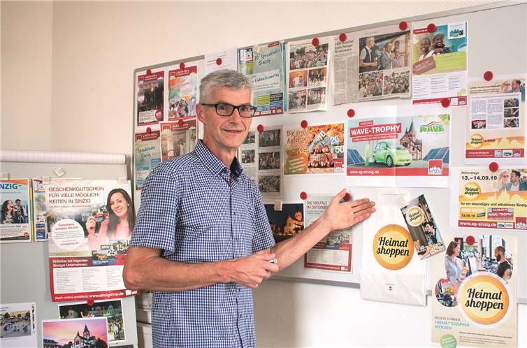 Neue Impulse für Sinzig: Der Vorsitzende Reiner Friedsam kann die geplanten Veranstaltungen und Aktionen im Detail vorstellen.Copyright: Friedsam Werbeagentur