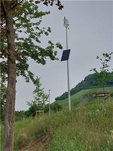 Neue Luftschutzsirene an der Feuerwache in Heimersheim.  Foto: privat