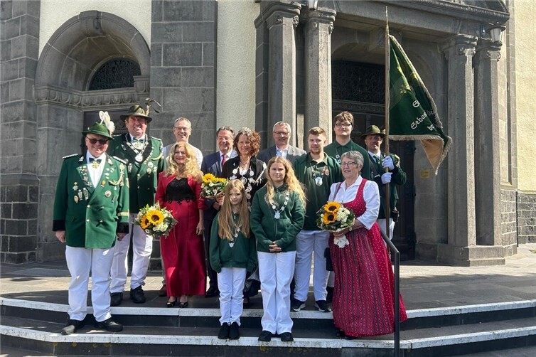 Neue Silberträger der Krufter Schützenbruderschaft