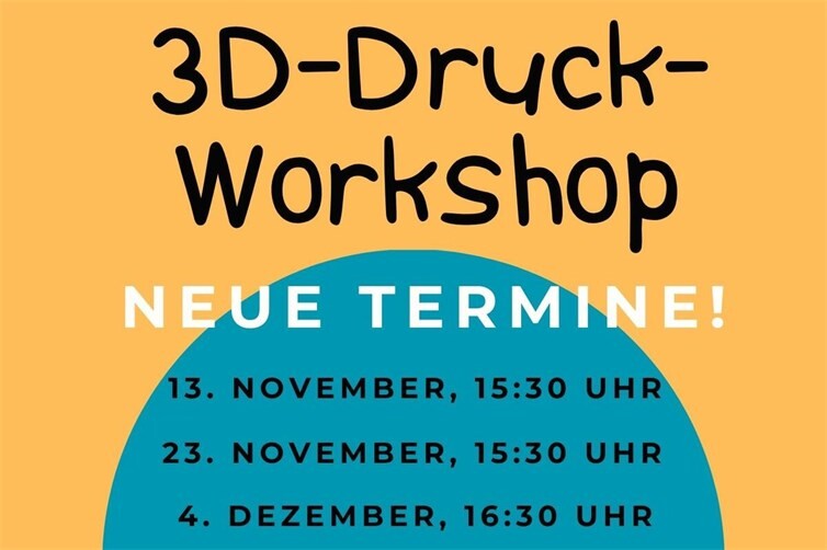 Neue Termine für 3D-Druck-Workshops in der Stadtbücherei Adenau.