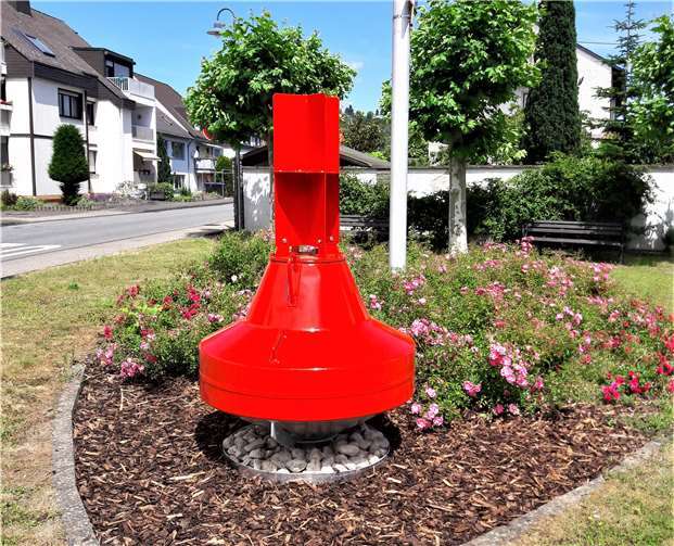 Neuer Blickfang am Dorfeingang von Niederwerth.