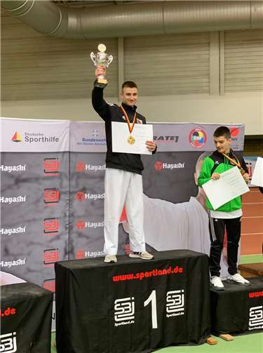 Neuer Deutscher Meister: Philipp Walger.Foto: Karate