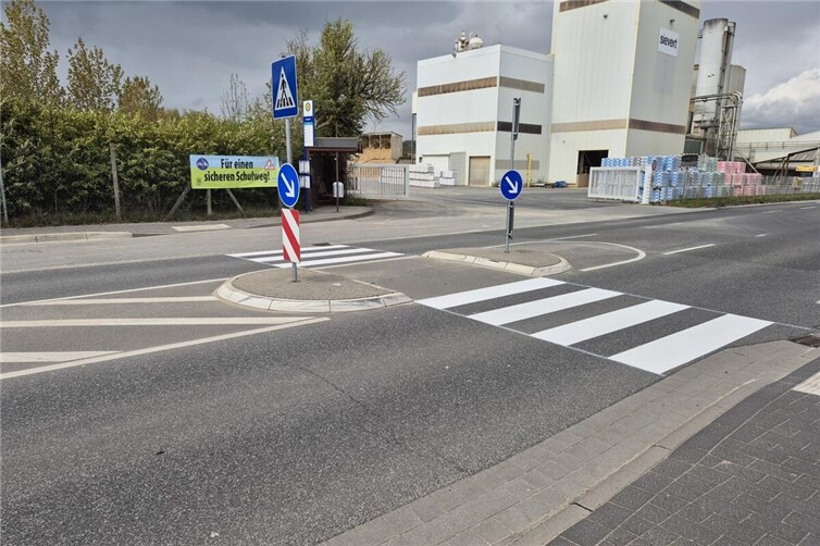 Neuer Fußgängerüberweg