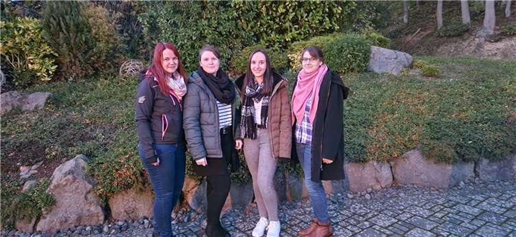 Neuer Möhnenvorstand: Anna Maria Hörsch, Anna Gasper, Janna Müller, Sophie Reuter. Fotos: privat