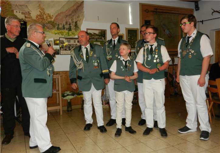 Neuer Schülerprinz wurde Leon Ernst, neuer Jungschützenprinz Maximilian Boos.