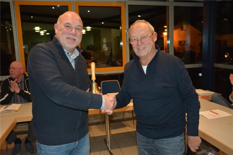 Neuer Vorsitzender Adrian Simonis und Josef Bartz.