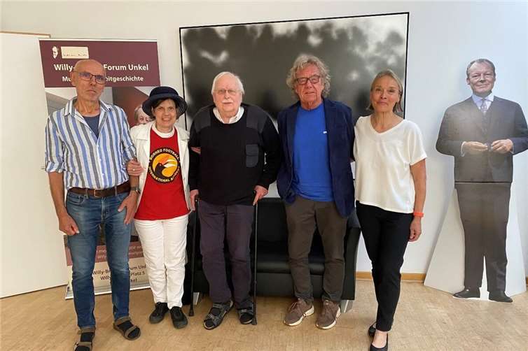 Neuer Vorstand der Bürgerstiftung Unkel Willy-Brandt-Forum: V.l.n.r.: Georg Walenciak, Dr. Hilaria Dette, Wolfgang Reeder, Johann Feichtner, Sabine Köppe. Foto: Simone Schwamborn