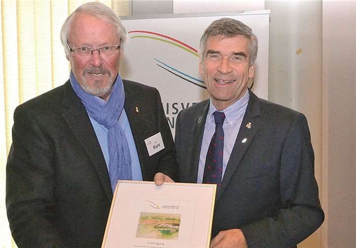 Neues Ehrenmitglied im TVR: Friedhelm Kurz, Koblenz, war 25 Jahre lang ehrenamtlich im Verband tätig.