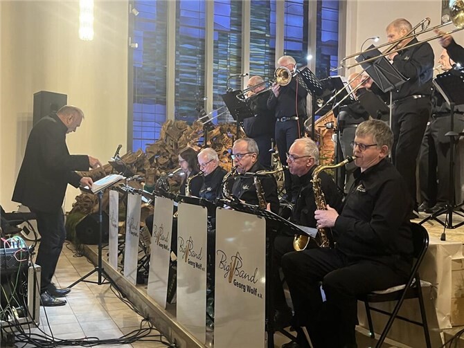 Neujahrskonzert der BigBand Georg Wolf.  Foto: Heiko Marmé