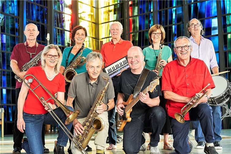 Neunköpfig besetzt, bestehend aus Piano, Drum, Bass, vier Saxephonen, Posaune und Trompete/FH, hat die Band ihren spezifischen Sound gefunden. Foto: privat