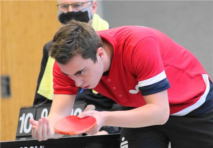 Neuzugang Lukas Kalt mit perfektem Debüt.Foto: M.Schreiber