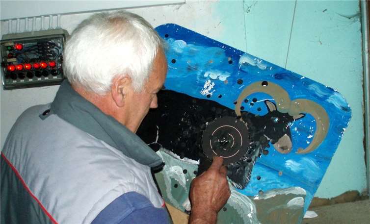 Nicht jeder Schuß ist ein Treffer bemerkt Wildscheibenwart L. Dreeser. Foto: privat