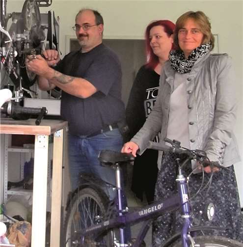 Nicht mehr benötigte Fahrräder werden gerne entgegen genommen.