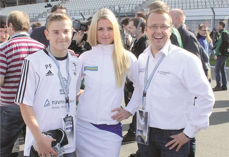 Nicht nur die Autos waren nett anzusehen.