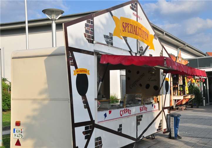 Nicht nur die Crepes sorgten für das leibliche Wohl der Besucher.