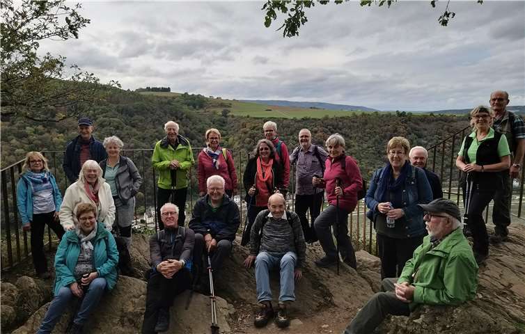 Nicht nur einmal genossen die Wanderfreunde einen tollen Ausblick.