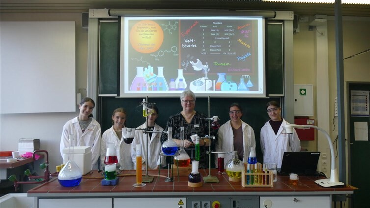 Nicht nur in den Räumen der Chemie gab es es viel zu staunen und zu erleben. Foto: privat