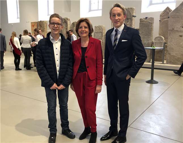 Nick Quint, Malu Dreyer und Marc Ruland.Quelle: Büro von Marc Ruland, MdL