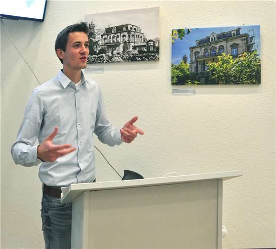 Niclas Junglas stellte in seiner Ansprache die UNESCO als Hüterin des Kulturellen Erbes der Menschheit vor.