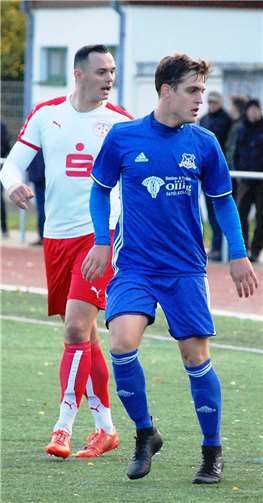 Niclas Lohn stand wieder mal zur richtigen Zeit am richtigen Ort.  SK