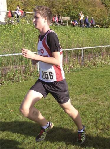 Niclas Olbermann im Endspurt über die 4.600 Meter. privat