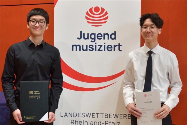 Nico Luo (rechts) und Julian Luo.  Foto: Fei Luo