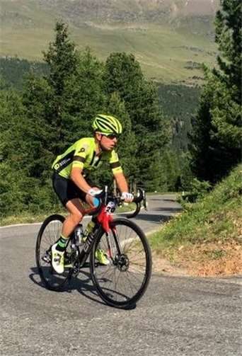 Nico Mausch in Aktion.