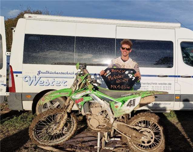 Nico Wester ist stolzer MX1 - Elite Meister 2024.Foto: privat