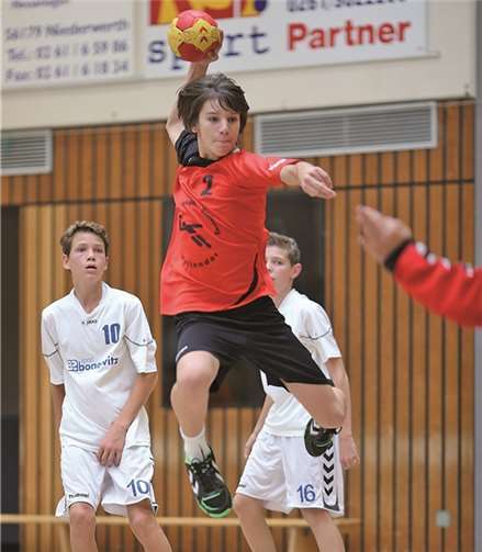 Nicolas van Bellen bei einem seiner 4 Tore.
