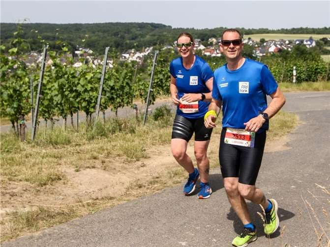Nicole Frantzen und Thomas Kahl auf der Strecke in Bad Neuenahr.  Fotos: Eventfotografie24