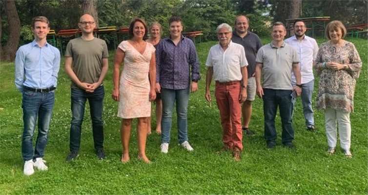 Nicole Westig während ihres Besuches bei der FDP Rheinbach.Quelle: FDP Rheinbach