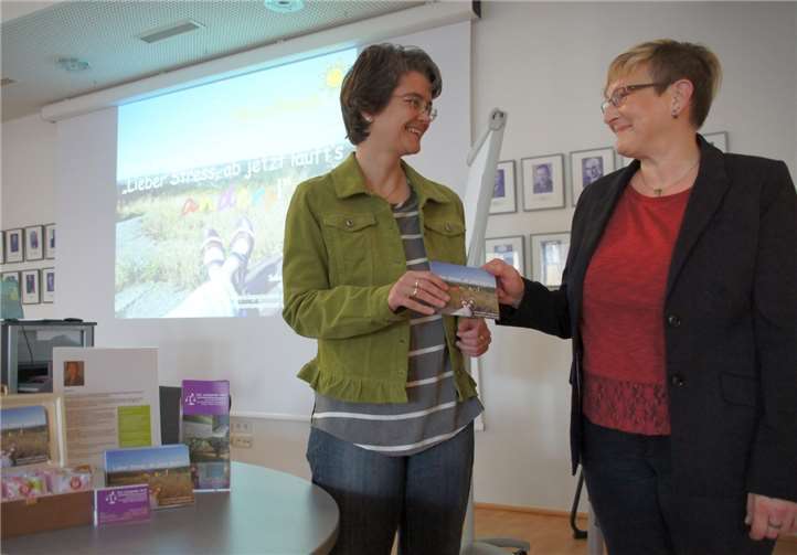 „Nie wieder Stress ist unrealistisch und nicht das Ziel“, betonte Referentin Sabine Papirny-Baumgarten.Quelle: Verbandsgemeinde Maifeld