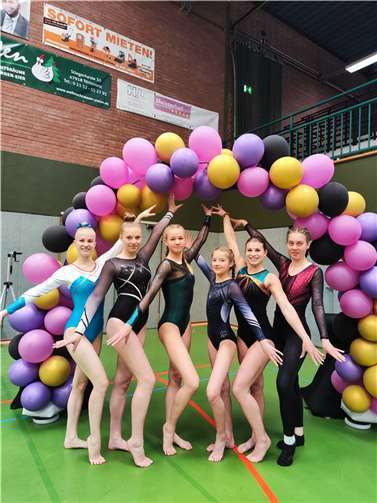 Niederrhein-Cup: TV Niederbieber Turnerinnen schnupperten ‚andere Hallenluft‘. Quelle: TVM