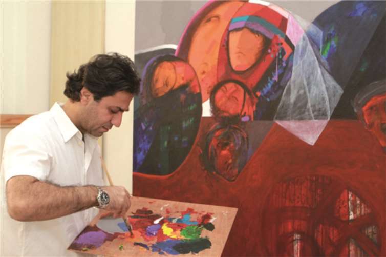 Nihad Gulé, Mitglied der syrischen Fine Arts Association und der syrischen Plastic Artists Association.Privat