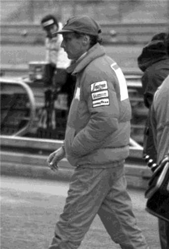 Niki Lauda 1984 beim Großen Preis von Deutschland.
