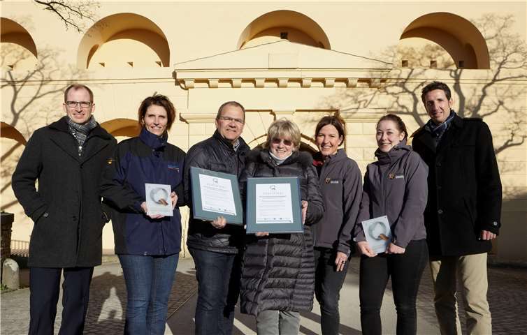 Niklas Bolenz (RPT), Meike Steinmetz (Seilbahn Koblenz), Eugen Nigsch (Seilbahn Koblenz), Dr. Angela Kaiser-Lahme (GDKE), A. Becker und K. Frensch (GDKE) sowie Stefan Zindler (RPT).  GDKE