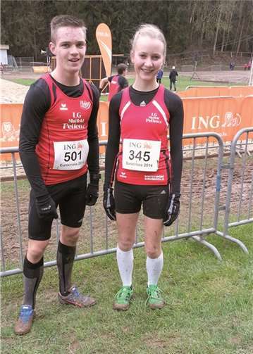 Niklas Iking und Anna Klara Klöckner in Diekirch.privat