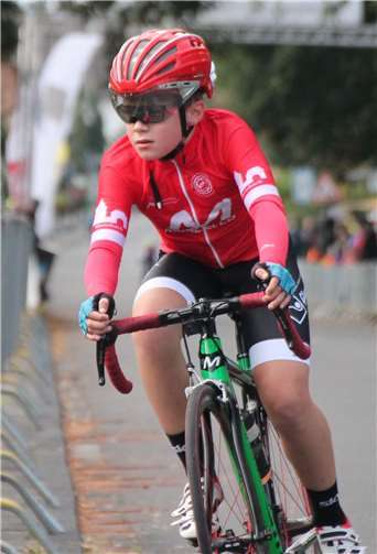 Niklas Klemmt bei Rennen in Spich. Foto: RSC Rheinbach, Max Klemmt