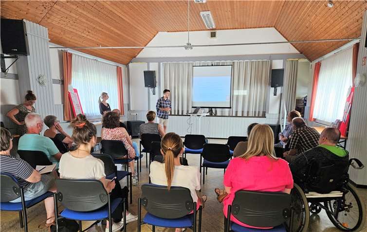 Niklas Sebastian leitete mit einer kurzen Präsentation thematisch ein.  Foto:Lena Schmickler