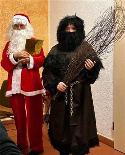 Nikolaus und Knecht Ruprecht.