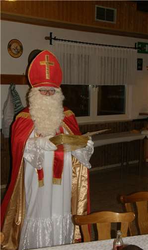 Nikolaus war bei den Schützen zu Besuch.Privat