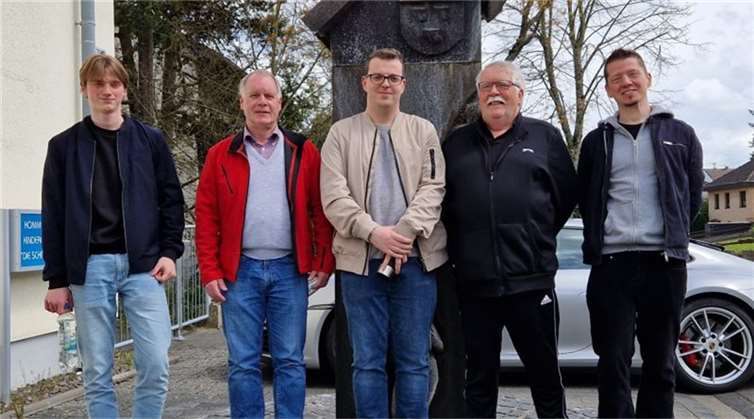 Nils Schuck, Armin Herrhaus, Niklas Roth, Friedl Schütz und Markus Höblich (v.l.)  Foto: privat