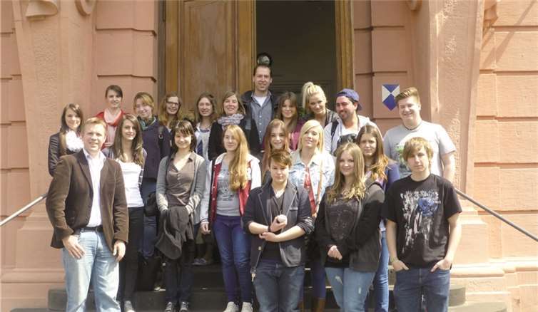 Nils Wiechmann begrüßt seine Gäste aus Koblenz. privat