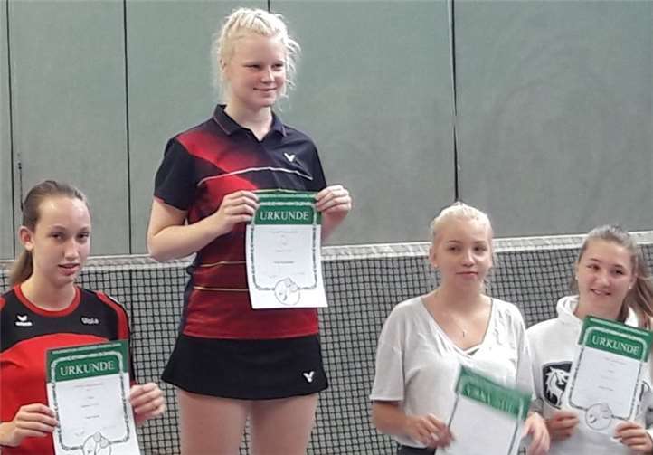 Nina Kamphowe konnte sich klar gegen die Konkurrenz der U17 und U19 durchsetzen.privat