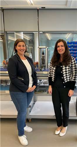 Nina Obreschkova, Transfermanagerin beim MDZ KL und wfg-Geschäftsführerin Katharina Schlag. Foto: privat