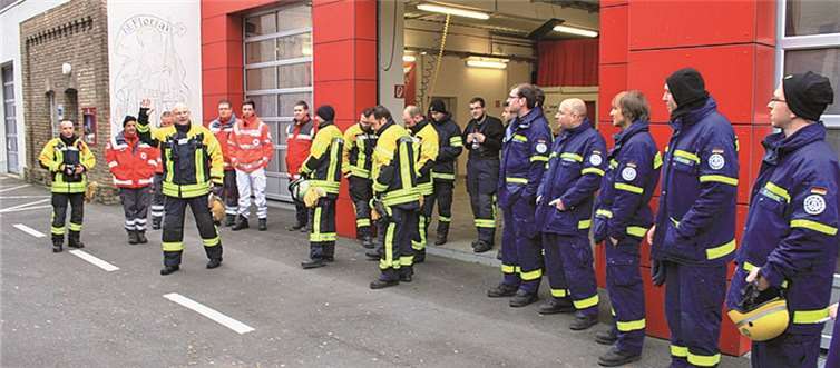 Noch ahnten die Rettungskräfte nicht, was auf sie zu kam. THW Bendorf, Jörg Lohrum