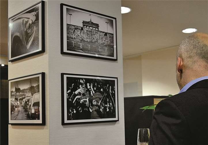 Noch bis zum 13. Dezember ist die Ausstellung in den Räumen der Volksbank in der Rizzastraße zu sehen.