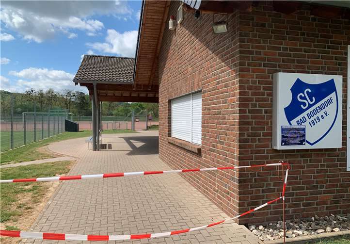 Noch ist das Vereinsheim des SC verwaist, aber der Trainingsbetrieb soll bald wieder starten. Foto: ROB